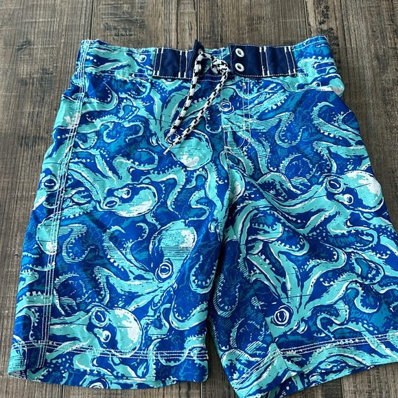 Lot of 4 Gymboree Boys Size 5 Shirts Shorts Swim Trunks - Picture 6 of 7